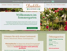 Tablet Screenshot of gaertnerei-dahlke.de